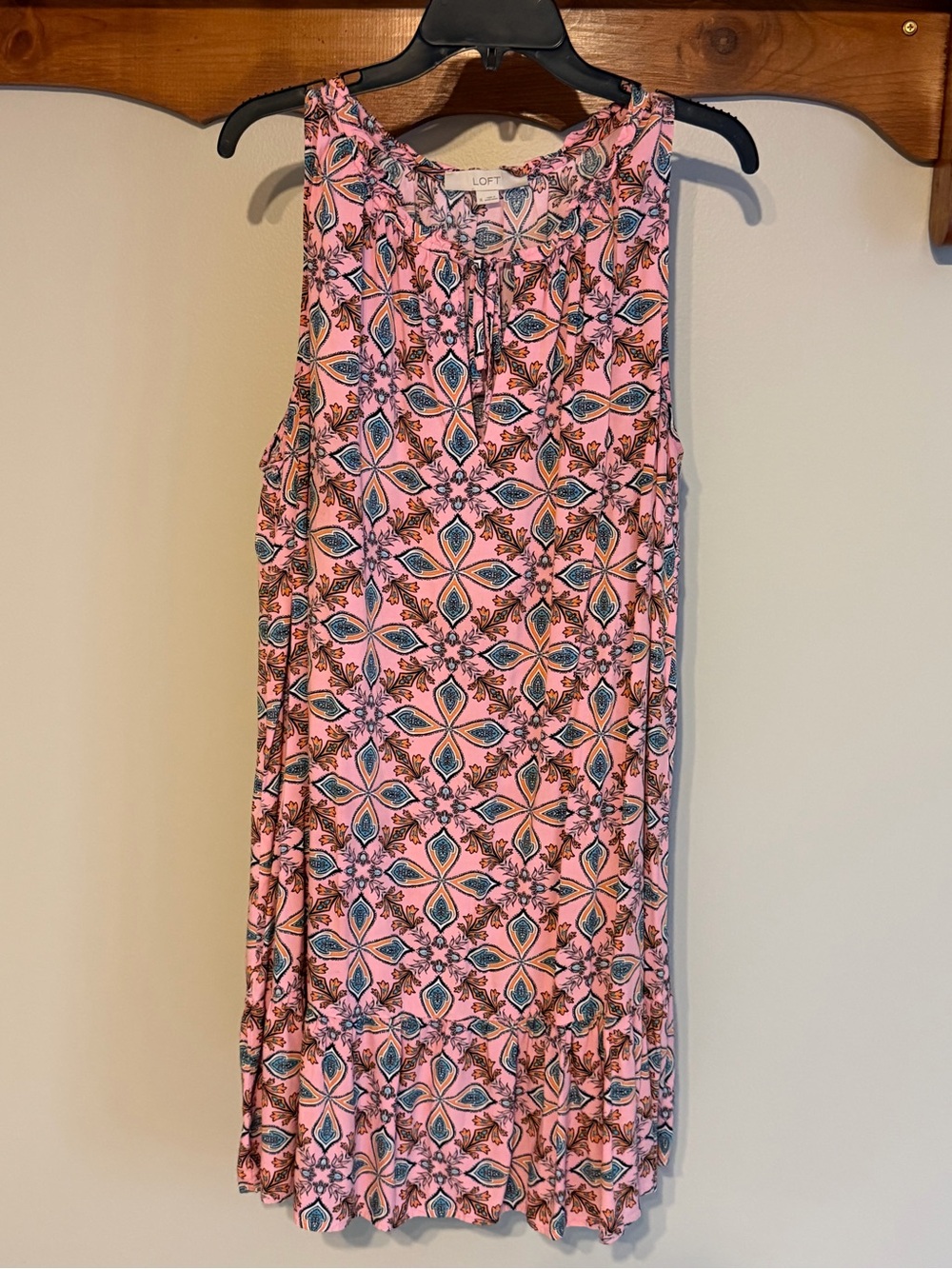 LOFT Pink Paisley dress